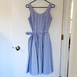 Striped midi dress size 4